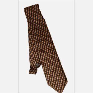 Patrick James Silk Geometric Neck Tie